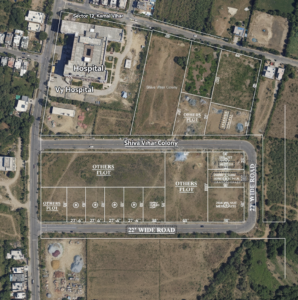 Kamal Vihar Sector 12 Raipur -12,000 Sq. Ft. Rate: ₹2,150/- per sq. ft. price-2.58 cr. Diverted Land in Shiva Vihar | Smaller Plots Also Available